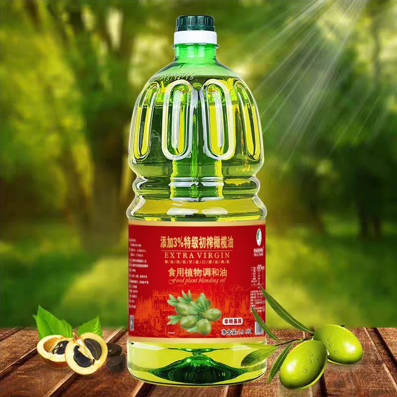 欧丽塞维利亚 添加3%特级初榨橄榄油食用植物协调油 1.8L